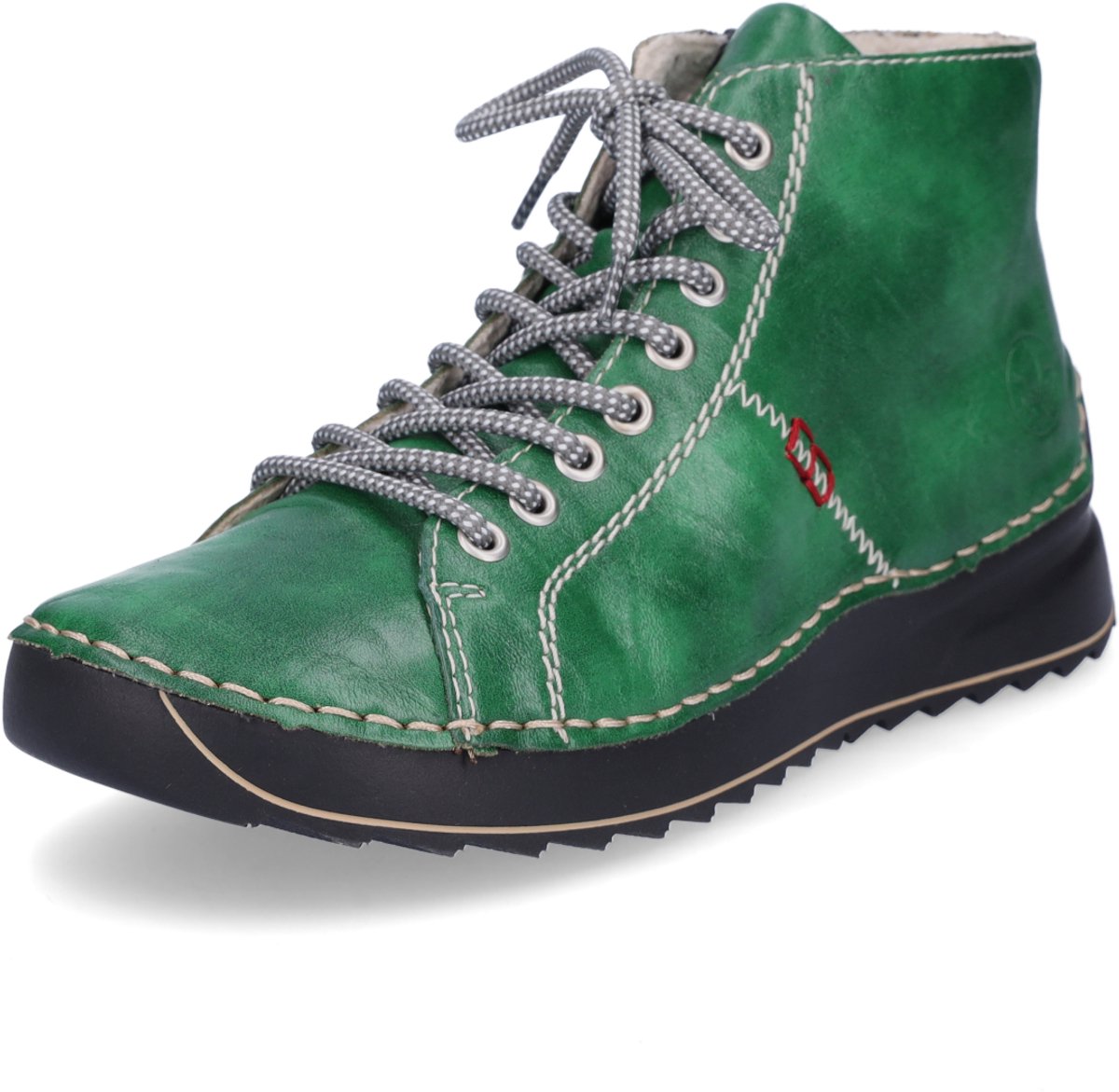 Rieker dames veterboot groen