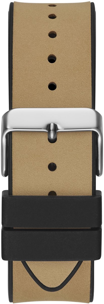 Guess Gd Phoenix Quartz Analoog Horloge Beige Kast: 100% Roestvrij Staal | Armband: 100% Leer 41.5 mm GW0202G3