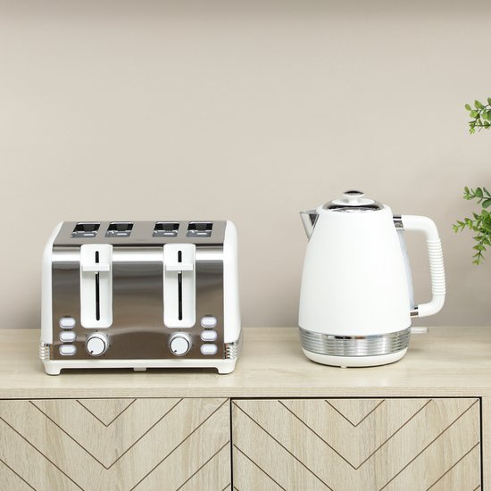 Homcom Set waterkoker en broodrooster, 2200 W 1.7 l
