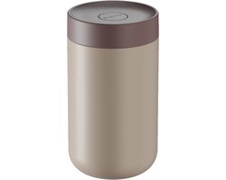 BergHOFF Home Nommie – Thermos Lunchbox - Food Jar 0.75L – Lekvrije Yoghurtbeker To Go – Isoleerbeker voor Soep - Dubbelwandige Isolatie - RVS Thermische Voedselcontainer – Houdt 6u Warm/Koud – Beige