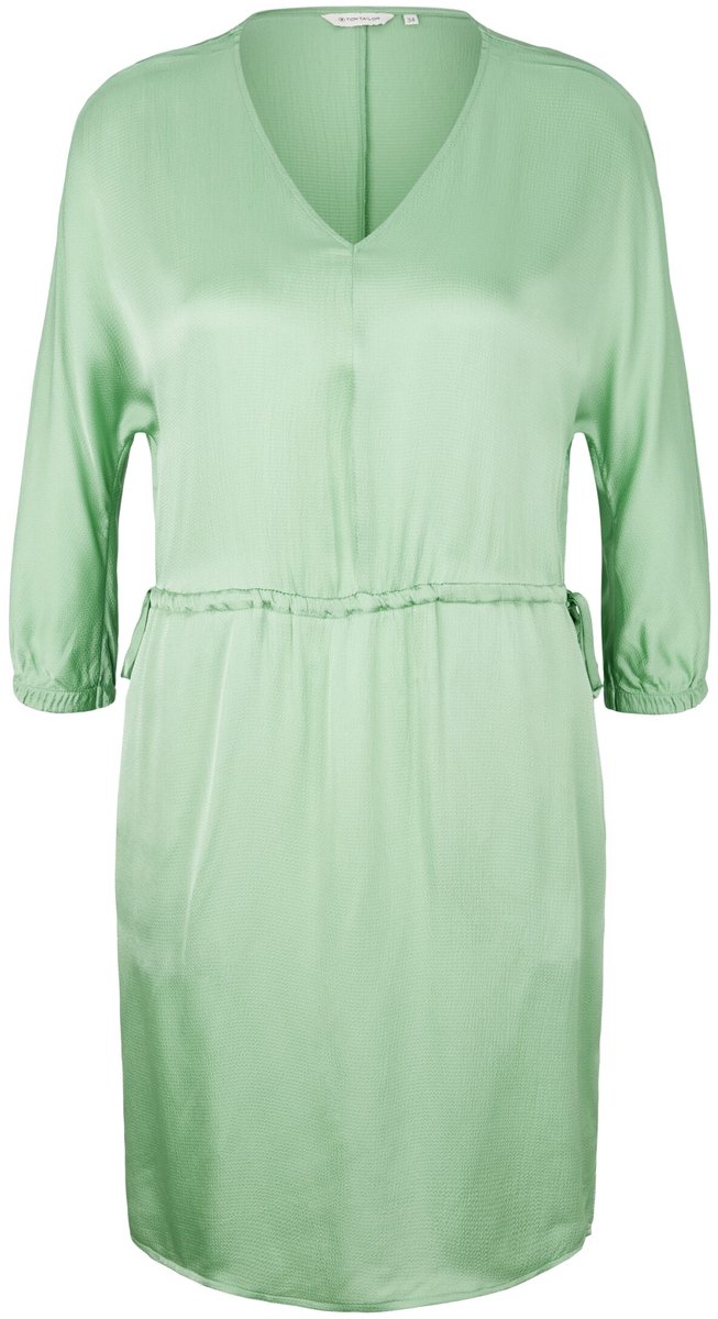 Tom Tailor - Jurk - Maat 42 - Vrouwen - 31034 okra gree - Viscose