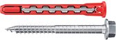 Jeu de chevilles HybridPower Fischer 577392 90 mm 4 pièces