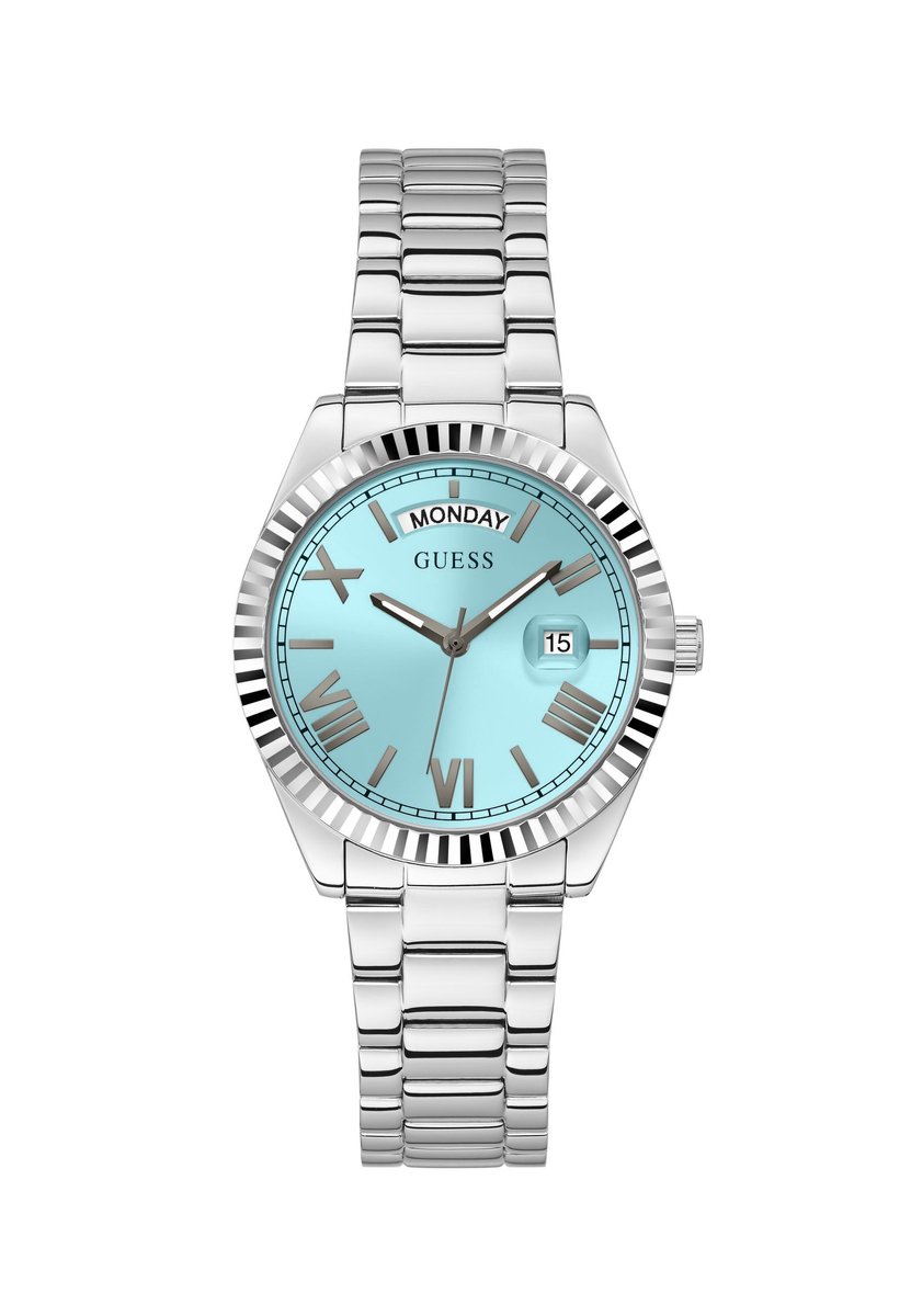 Guess Luna Polshorloge Zilver