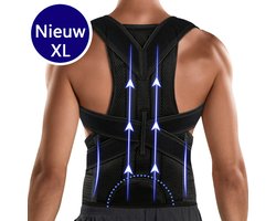 DOWO® - Rugbrace - Postuur Corrector- Houding corrector Man & Vrouw - Rugband tegen aanhoudende schouder en rug pijn - Schouder Correcto - XL