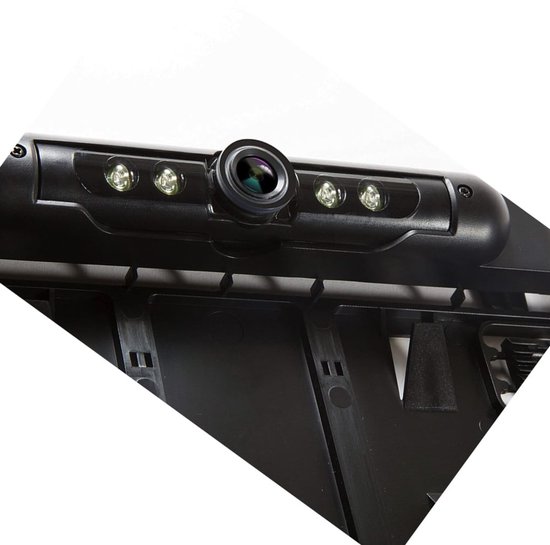 Greensen Achteruitrijcamera met camera, draadloze kentekenplaathouder, HD achteruitrijcamera, draadloze achteruitrijcamera, 170 graden hoek, nachtzichtfunctie
