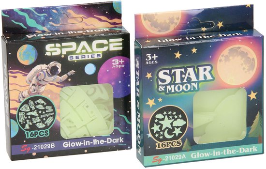 Set Glow Space, 16 pièces.