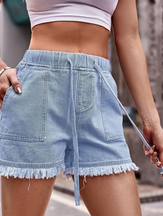 Yutdeng Women's summer shorts, high waist, floral beach