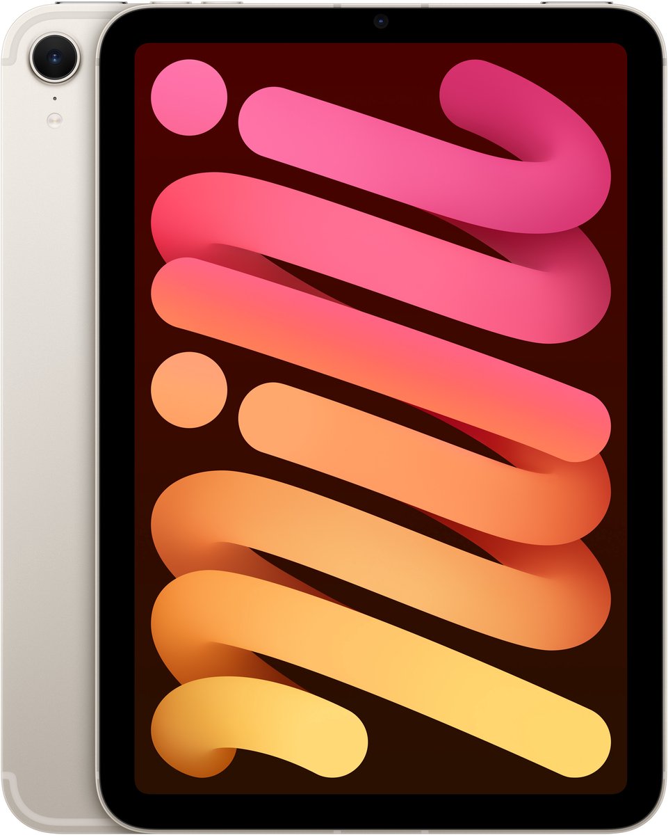 Apple iPad Mini 2024 7e Gen 8,3" Tablet 5G Wi-Fi 128GB Hexa Core 8GB RAM Wit Aluminium - Afbeelding 5