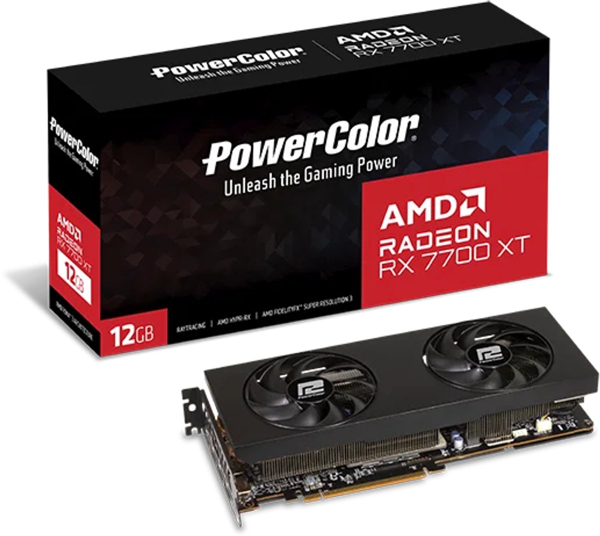 Powercolor Radeon Rx 7700 Xt Amd 12 Gb Gddr6 videokaart - afbeelding 5