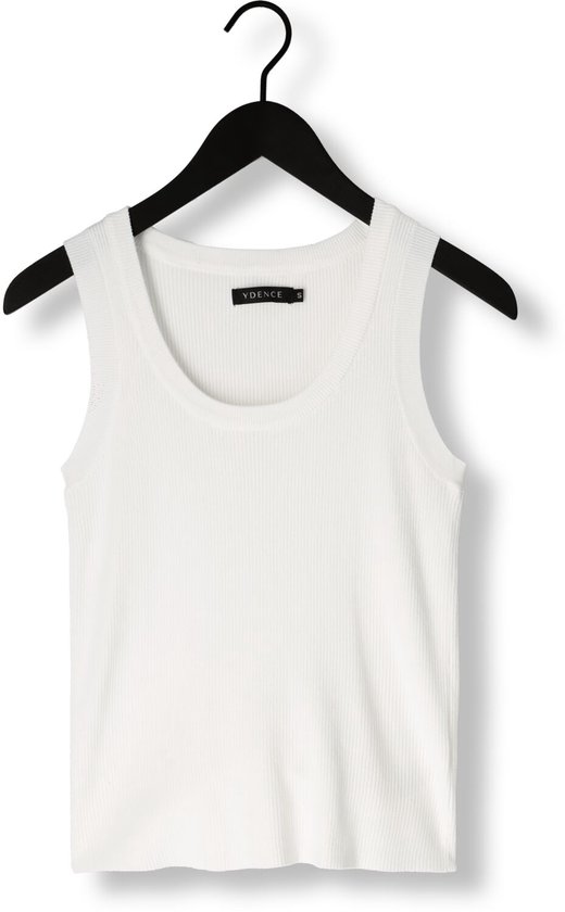 Ydence Knitted Top Keely Tops & T-shirts Dames - Shirt - Wit - Maat XXL
