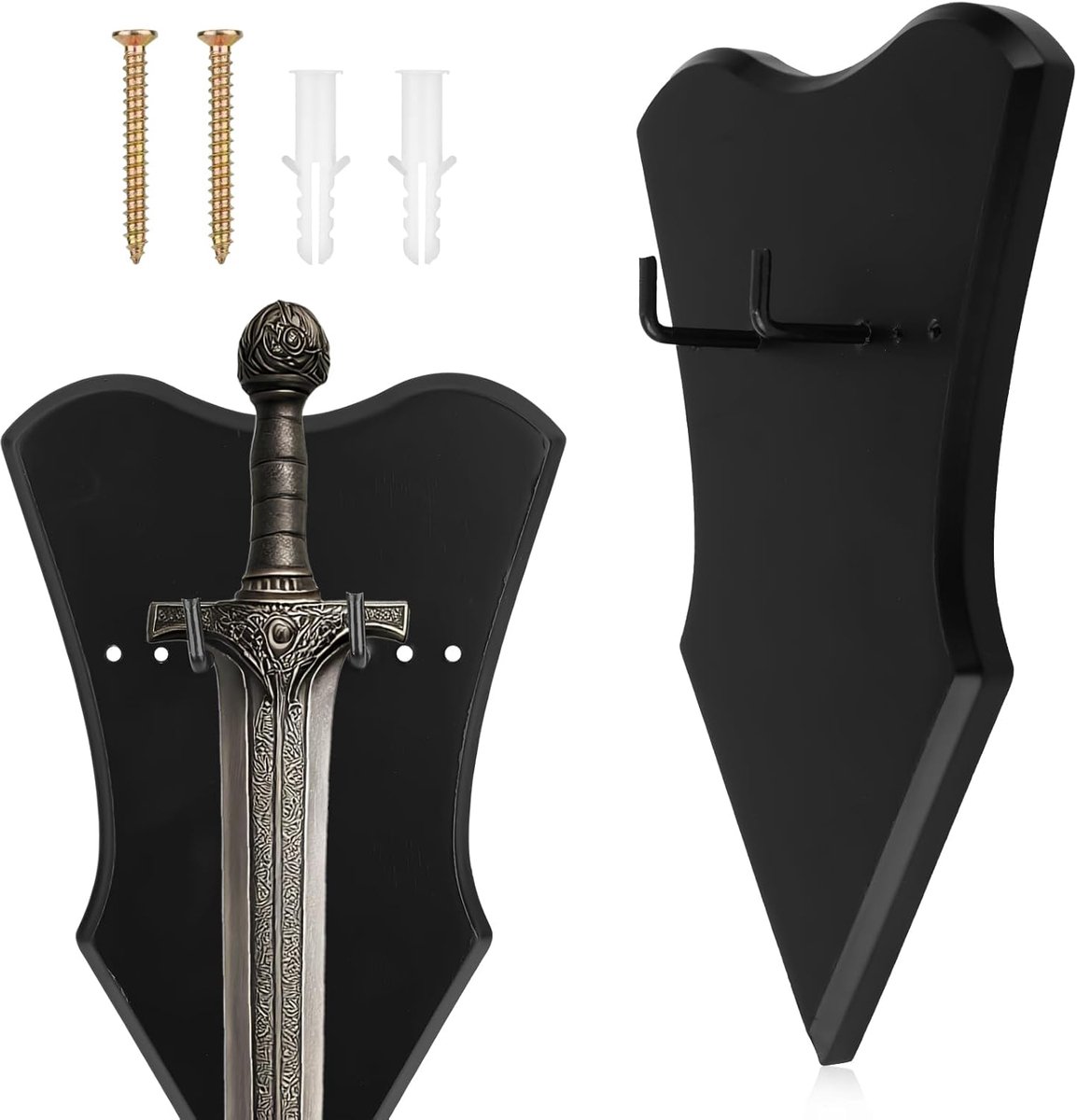 Zwaard Houder Muur, Verstelbare Acryl Amurai Zwaard Hanger Voor Wandmontage Sword Display Stand