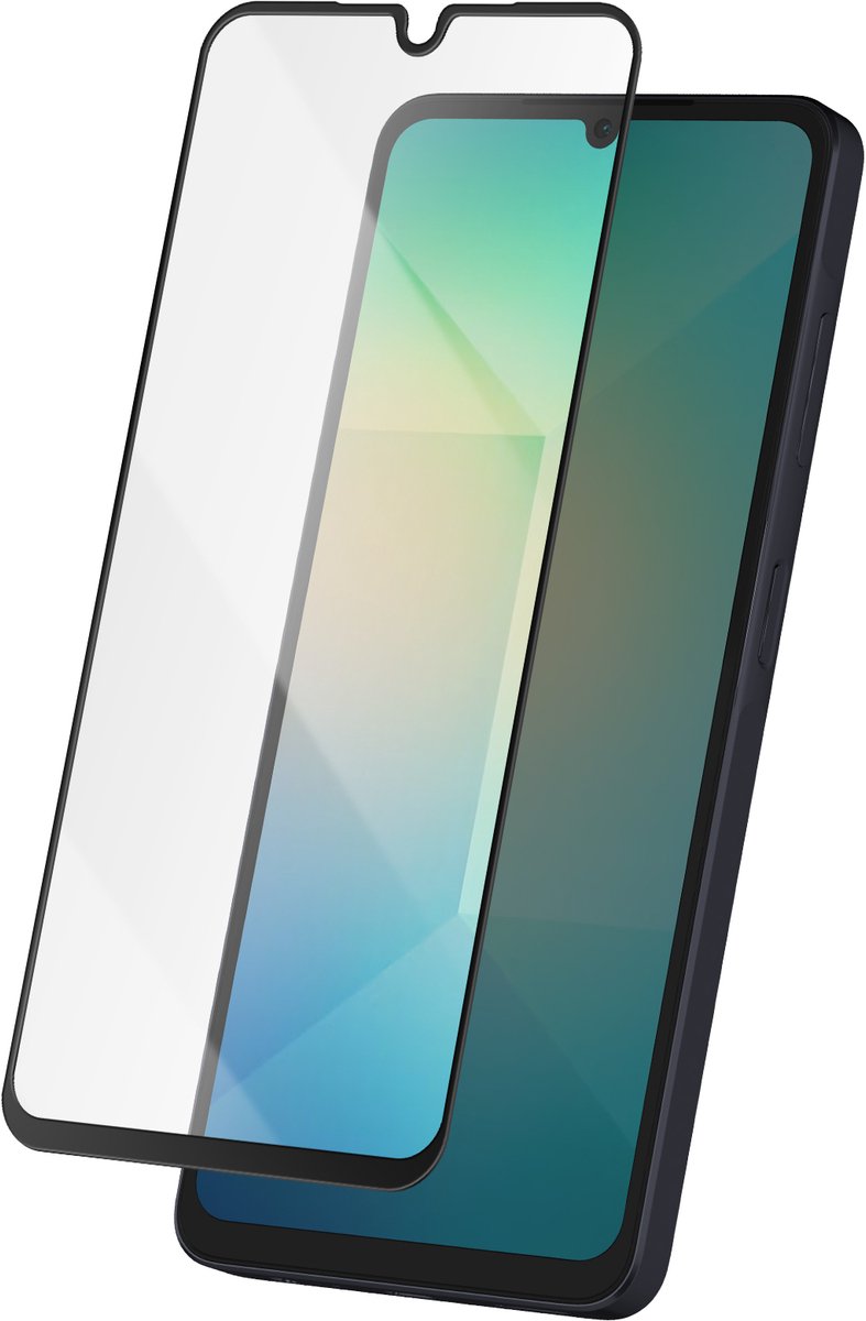 Avizar Gehard glas Geschikt voor Samsung Galaxy A26 Anti-krasbestendig, Zwart