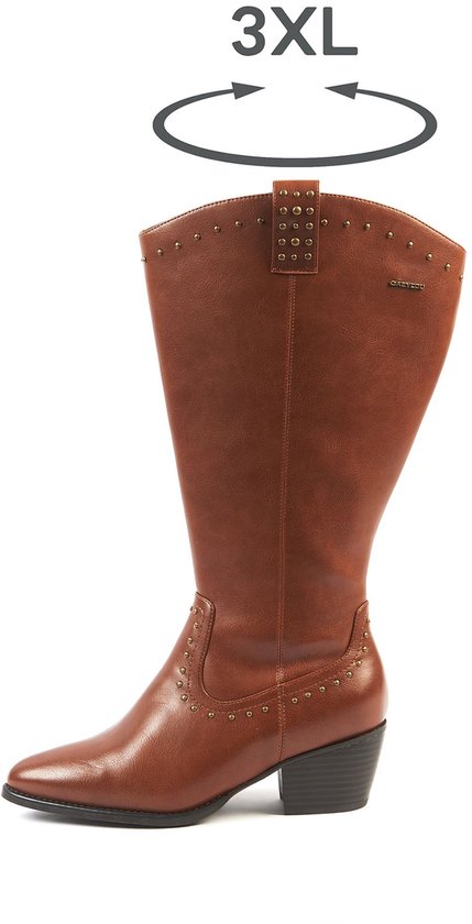 Laarzen met wijde schacht, maat 3XL - model Thelma