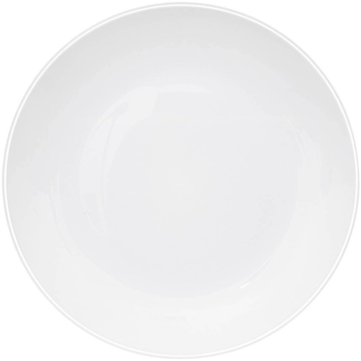 5five - bord "vierkant" wit 25cm