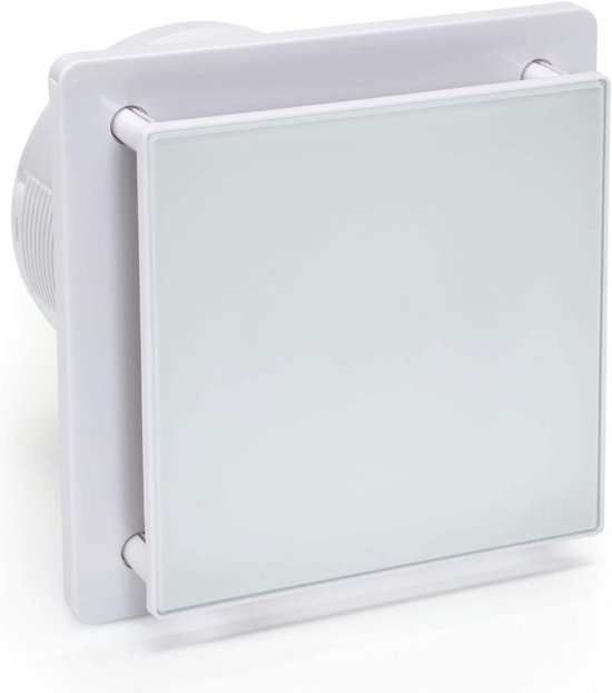 Extracteur de salle de bain - Ventilateur de conduit - Ventilateur de salle de bain avec capteur d'humidité - 16 x 20 cm