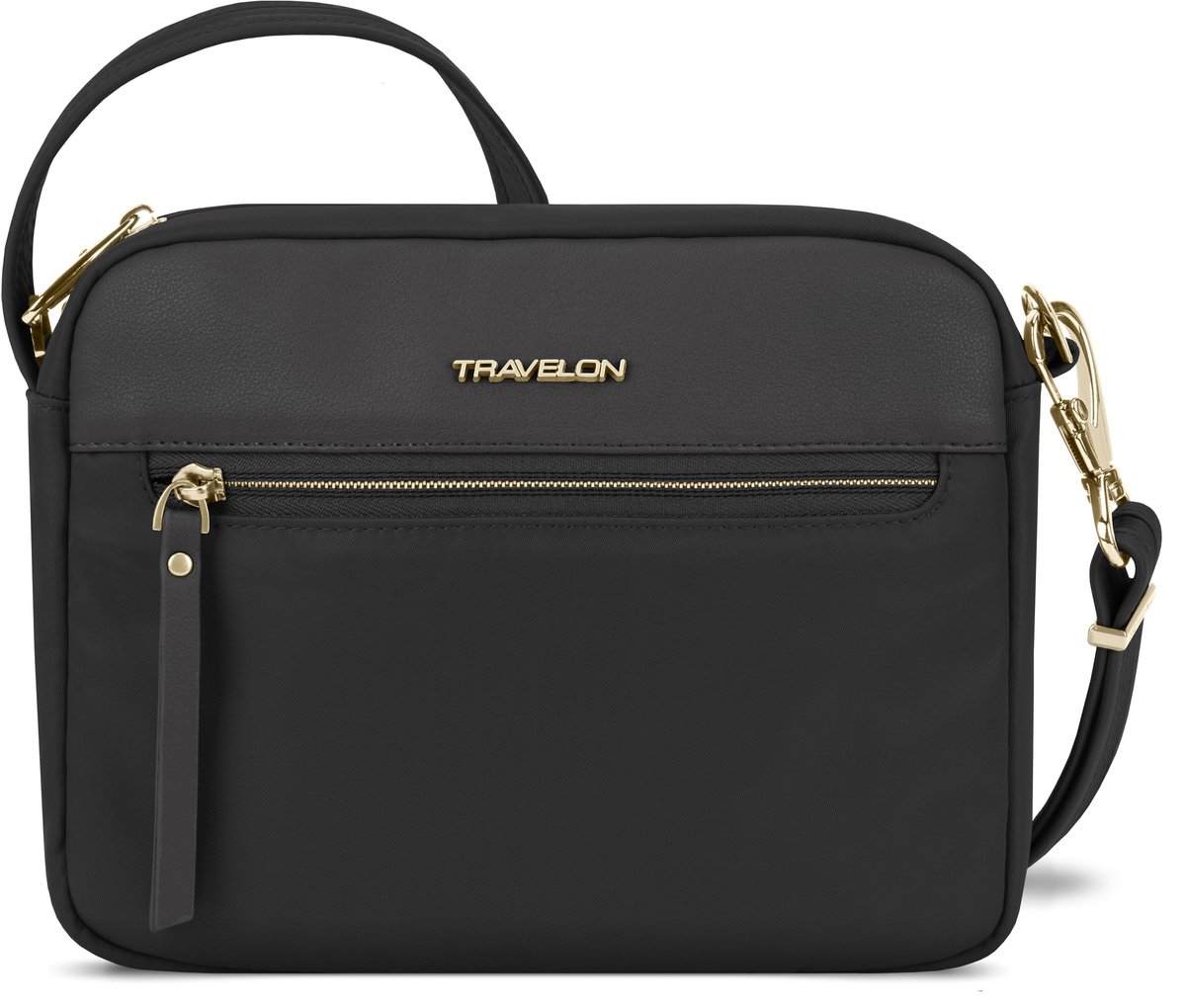 Travelon Addison Small Crossbody – Compacte Anti-diefstal & RFID Schoudertas – Zwart