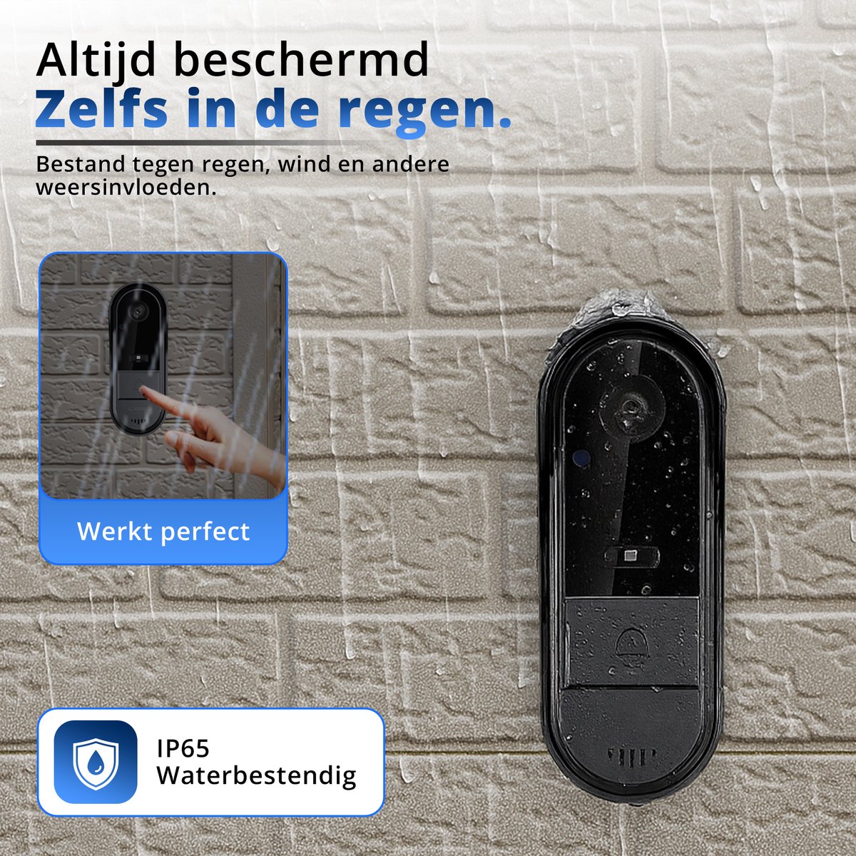 Draadloze Slimme Video Deurbel met Scherm – Smart doorbell ,Full HD Camera, 4.3 Inch Monitor, Waterdicht & Nachtzicht – foto 4