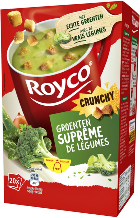 Soupe minute Royco Croquettes de légumes 200ml/20