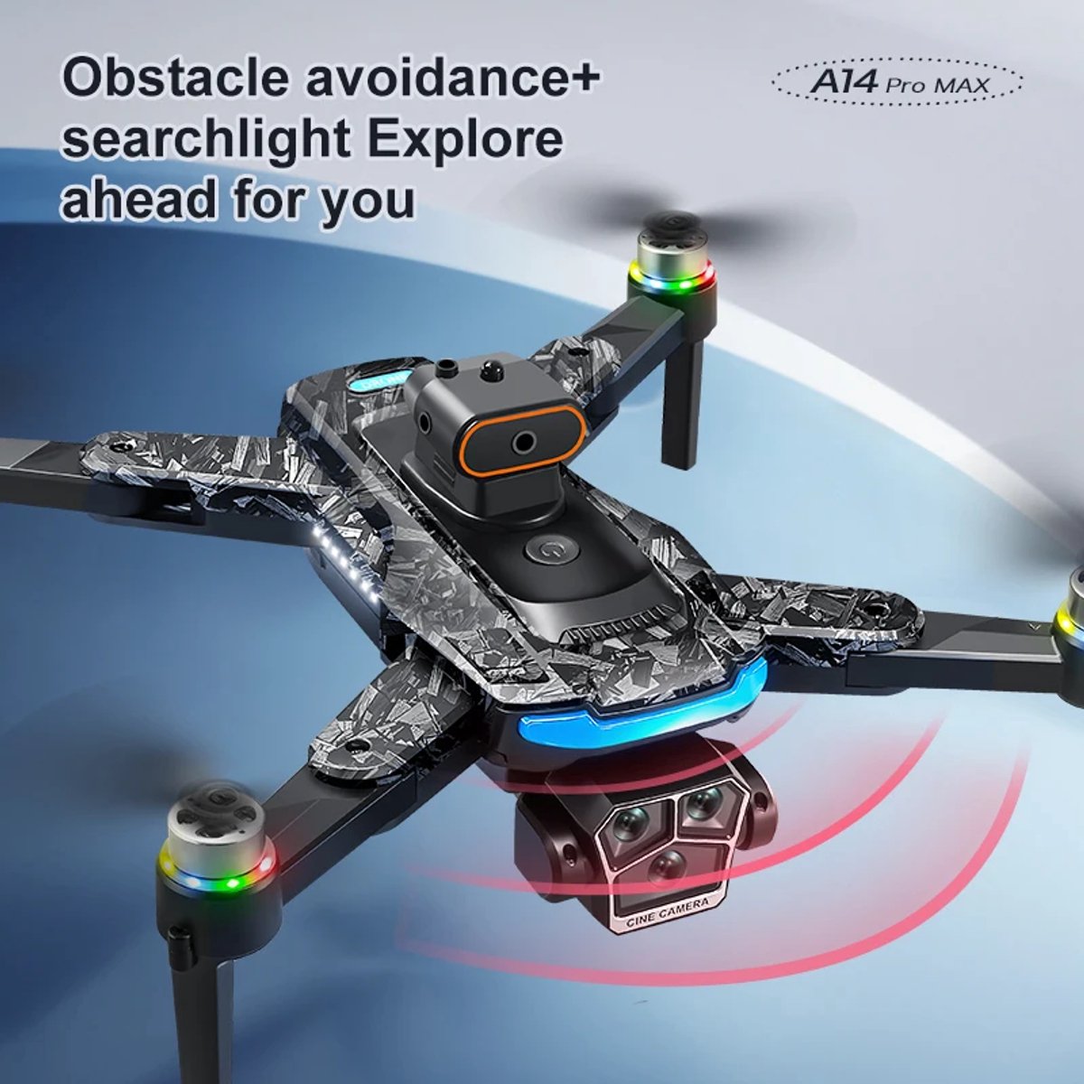 Mijia A14Pro max GPS Borstelloze 8K drie Camera Optische Stroom Obstakel vermijden Opvouwbare Quadcopter RC Afstand Drone – foto 4