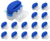Connecteur de câble étanche - Connecteur gel - Connecteur de câble - Connecteur de fil périphérique - Connecteur de fil pour fil périphérique de tondeuse robot - fil périphérique - fil périphérique - Modèle 314 - 15 pièces