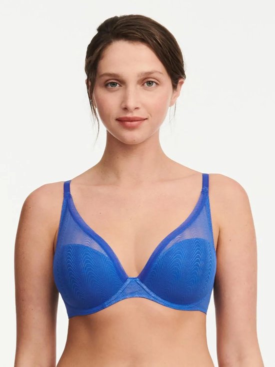 Passionata - Romane - soutien-gorge plongeant rembourré - taille 75D - bleu marin - P46L90