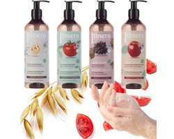 ITINERA verzorgende NATUURLIJKE handzeep Italiaans VEGAAN 4st. 370ml SET