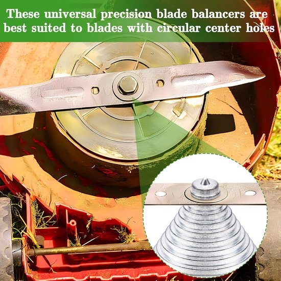 1 stuks - metalen precisiemes balanceer - universele grasmaaiermes balancer - balanceert messen na het slijpen - voor boormachine, boormachine — afbeelding 2
