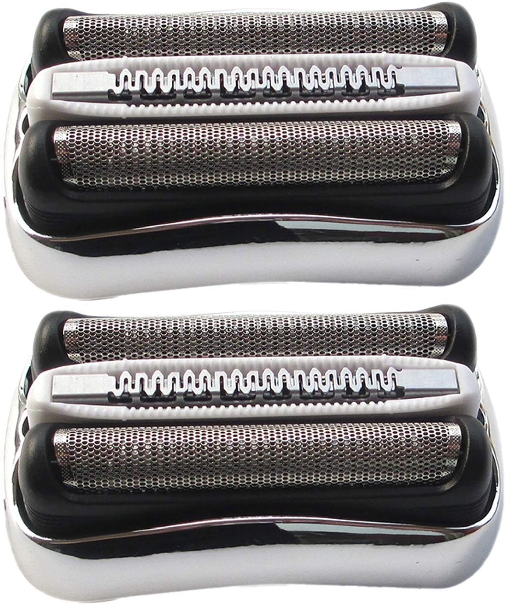 Vervangende scheerkop 32S - Geschikt voor Braun Series 3 elektrische scheerapparaten 300S, 301S, 310S, 320S, 330S, 340S, 360S, 3000S, 3010S, 3020S, 3030S, 3040, 350CC, 370CC, 3050CC - 2 stuks