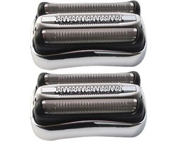 Vervangende scheerkop 32S - Geschikt voor Braun Series 3 elektrische scheerapparaten 300S, 301S, 310S, 320S, 330S, 340S, 360S, 3000S, 3010S, 3020S, 3030S, 3040, 350CC, 370CC, 3050CC - 2 stuks