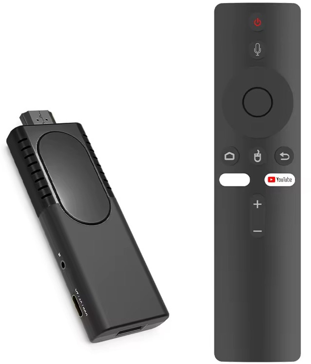Stream One® 4K Android TV Stick – Dual Band WiFi 2.4G/5G – Bluetooth – Smart TV Media Player