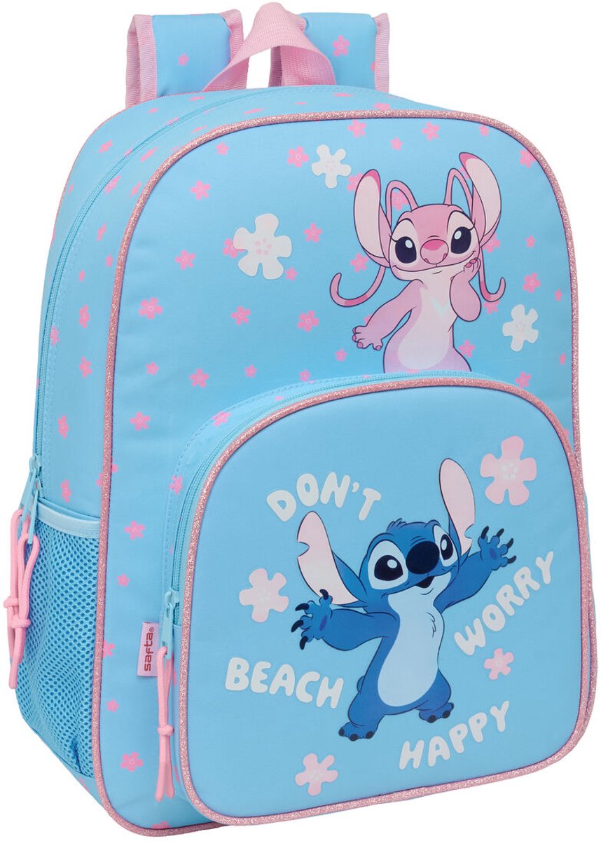 Schoolrugzak Lilo & Stitch Happy Hemelsblauw 33 x 42 x 14 cm