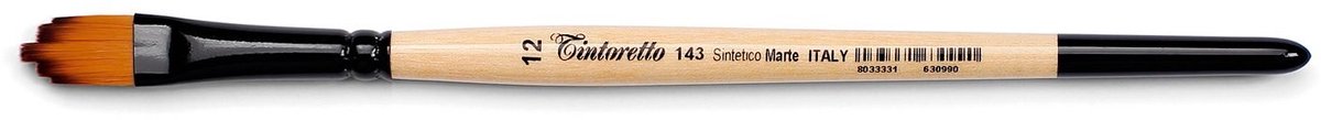 Tintoretto Marte Synthetisch Penseel Gehoekt Rond 8