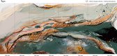 synchronisation | Miriam Vleugels - Papier peint - Cosmic Coffee - 600 cm de large - 265 cm de haut