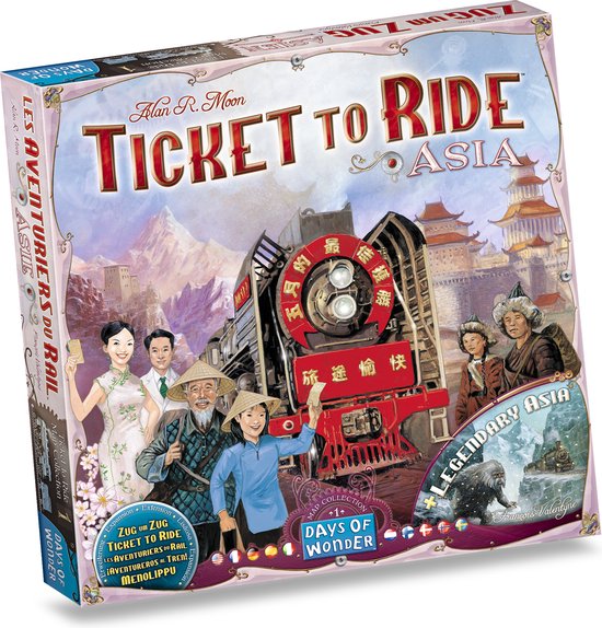 Days of Wonder - Ticket to Ride Asia - Uitbreiding - Bordspel