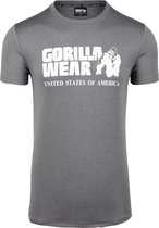 Gorilla Wear Classic Training T-shirt - Grijs Gemêleerd - S