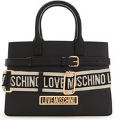 Love Moschino Natural Dames Crossbody tas/Handtas/Shopper Kunstleer - Zwart