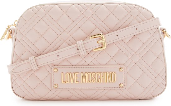 Love Moschino Quilted Bag Dames Clutch/Crossbody tas/Toilettas Kunstleer - Roze