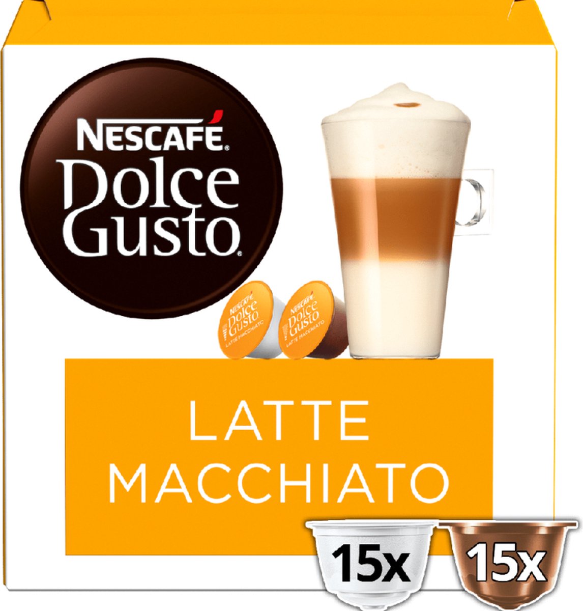 NESCAFÉ Dolce Gusto Latte Macchiato capsules - 90 koffiecups voor 45 koppen koffie - NESCAFÉ Dolce Gusto