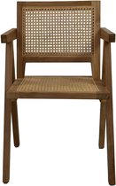 HSM Collection Eetkamer Stoel Naturel Teak/Rotan