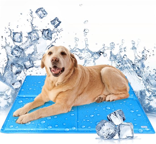 Nobleza B4R3R - Koelmat voor honden en katten - Koeling mat voor huisdieren - 70x110 cm - Blauw