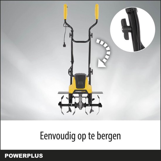 Powerplus Elektrische Grondfrees POWXG72010 - Elektrische Tuinfrees 1500 W met 6 Messen, Freesmachine Elektrisch - Tuingereedschap van Merkloos	 — afbeelding 4