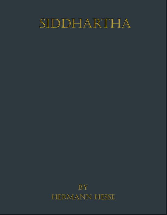 Siddhartha - cover