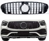 Mercedes GLC X253 SUV, C253 Coupe Facelift (2019-2022) GT-R Panamericana Style Grill Glans Zwart
