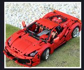 Kbox 10304 bricks - Ferrari 458 - 3380 onderdelen - Compatible met de bekende merken - Bouwdoos