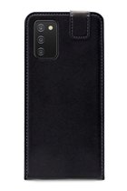 Mobilize Classic Gelly Telefoonhoesje geschikt voor Samsung Galaxy A03s Hoesje Flipcase - Zwart