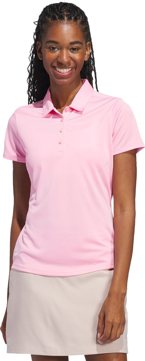 Adidas Performance Solid Performance Poloshirt Met Korte Mouwen - Dames - Roze