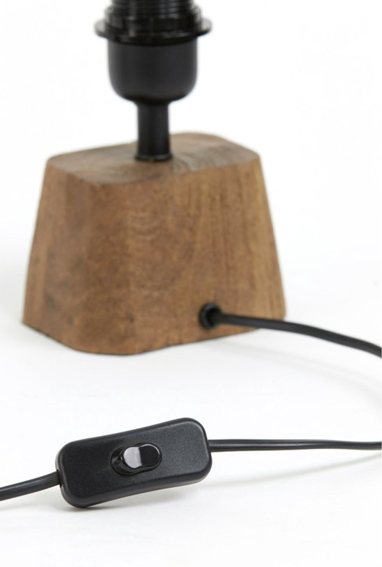 Light & Living Pied de lampe Cardan - Bois - 16x10x21cm