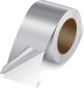 Aluminium Tape - 6cm x 35m - afdichtingstape - Hittebestendig – Isolatie – Waterdicht – Dampdicht – Hoge Temperatuur - Aluminium radiatorfolie tape - Aluminiumtape - Zelfklevende Aluminium Tape