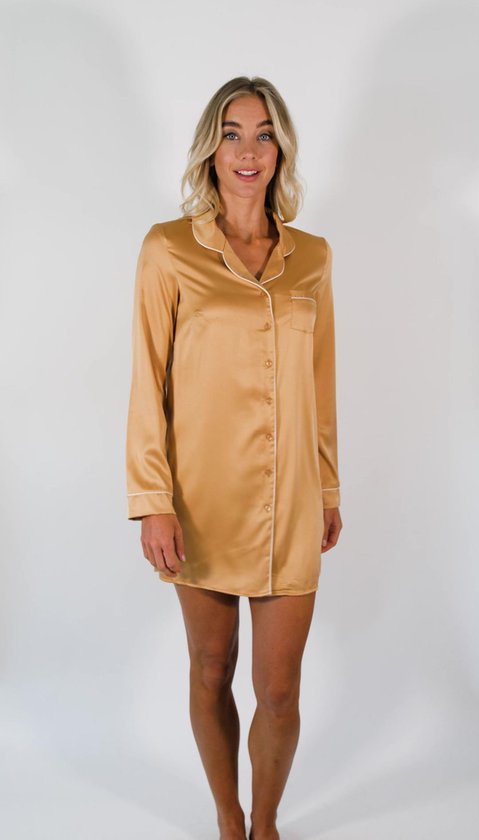 LingaDore Pyjama Dress - 6205PD - Beige - M