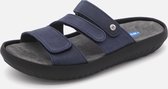 Wolky Slippers Sense blauw nubuck